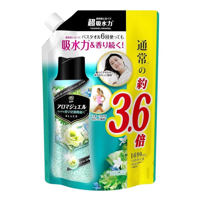 P＆G レノア ハピネス アロマジュエル パステルフローラル＆ブロッサムの香り 詰替 大容量 1690mL