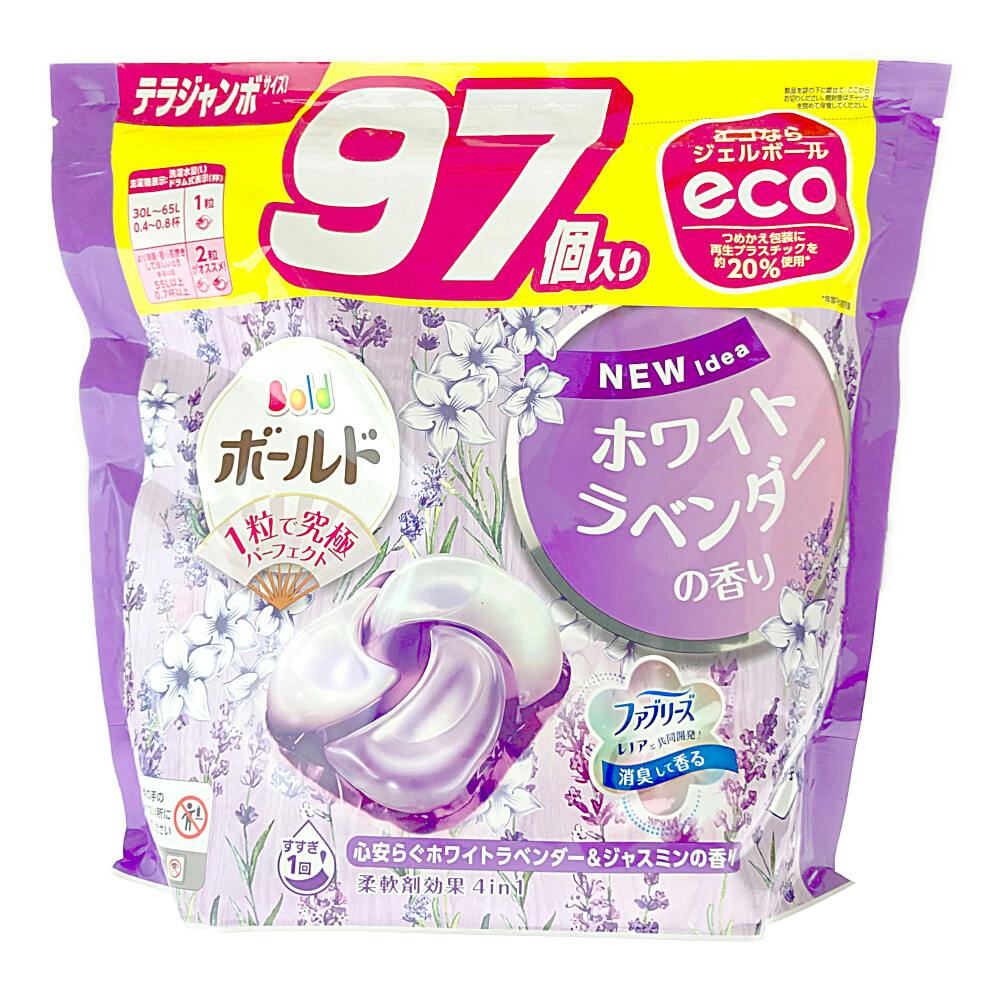 生活応援 洗濯ボール6in1洗濯洗剤ラベンダー24袋 大容量約8円/個