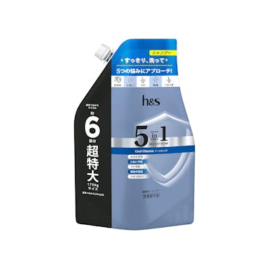 P＆G h＆s 5in1 クールクレンズ シャンプー 詰替 1.75L