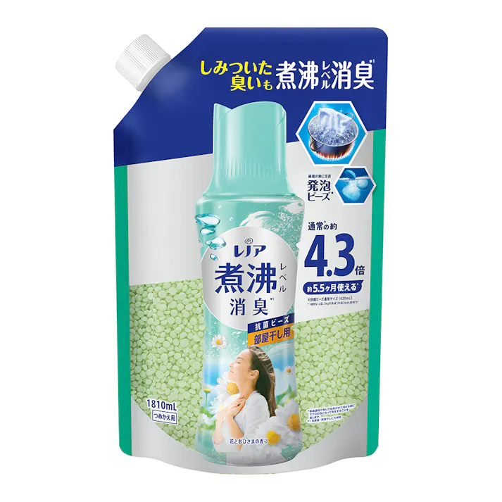 レノア 抗菌ビーズ 部屋干し 詰替 1810ml