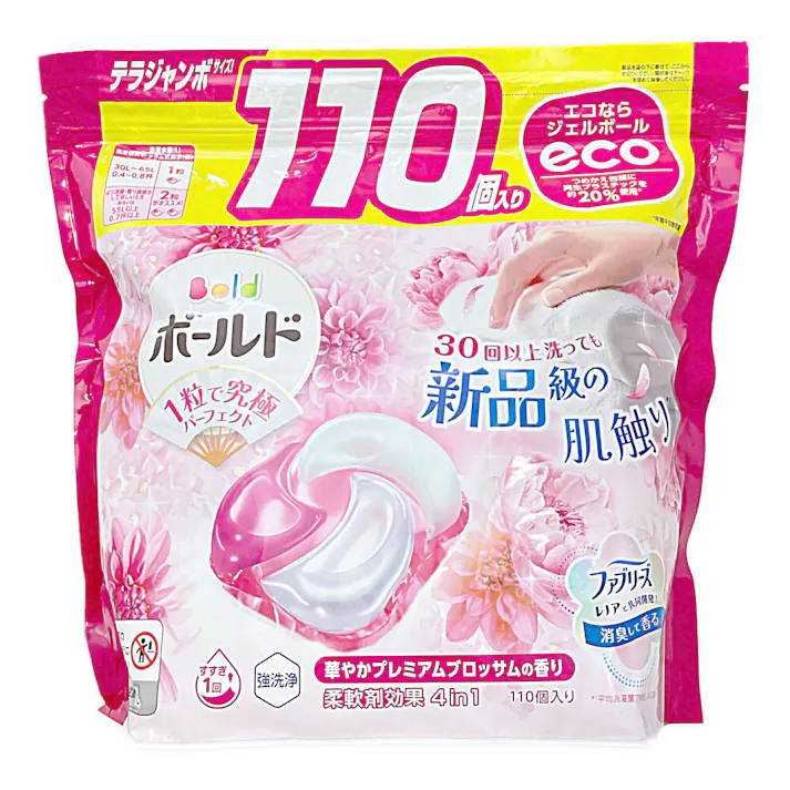 ボールドジェルボール 華やかプレミアムブロッサム テラジャンボ 110個 (販売終了)