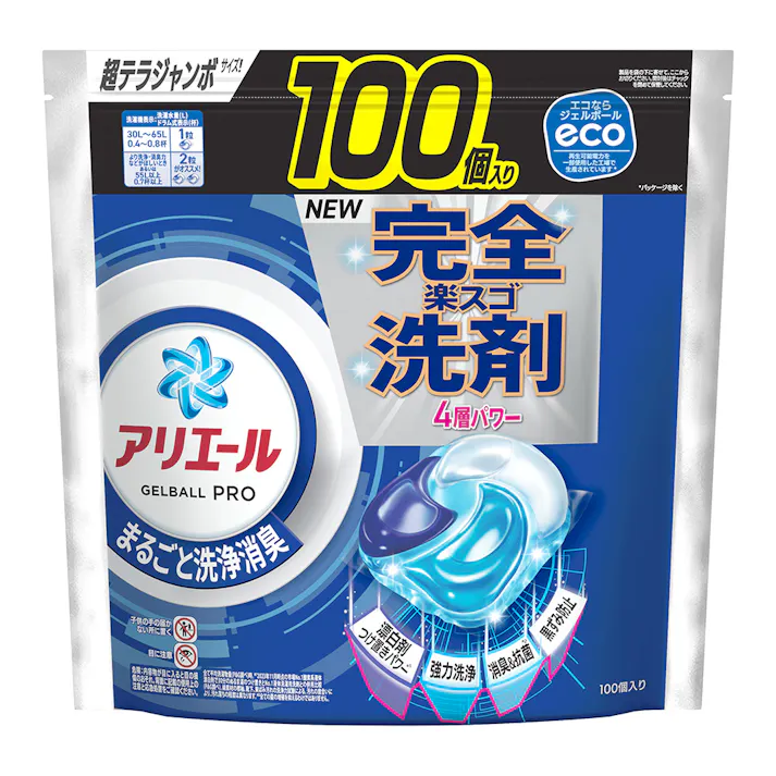 アリエール ジェルボール PRO 超テラジャンボ 詰替 100個入