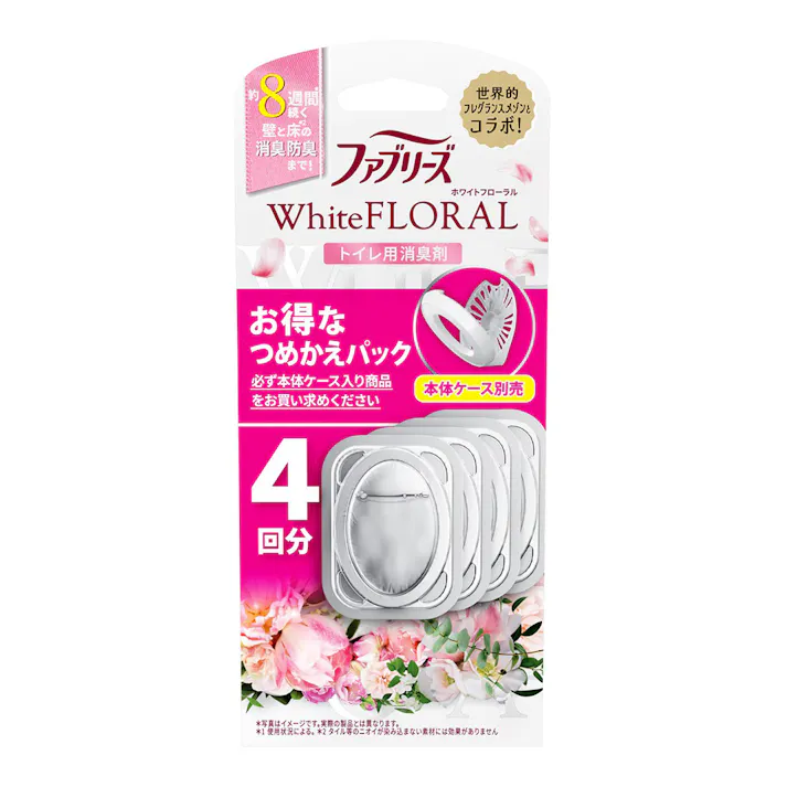 ファブリーズ トイレ用 詰替 ホワイトフローラル 4回分