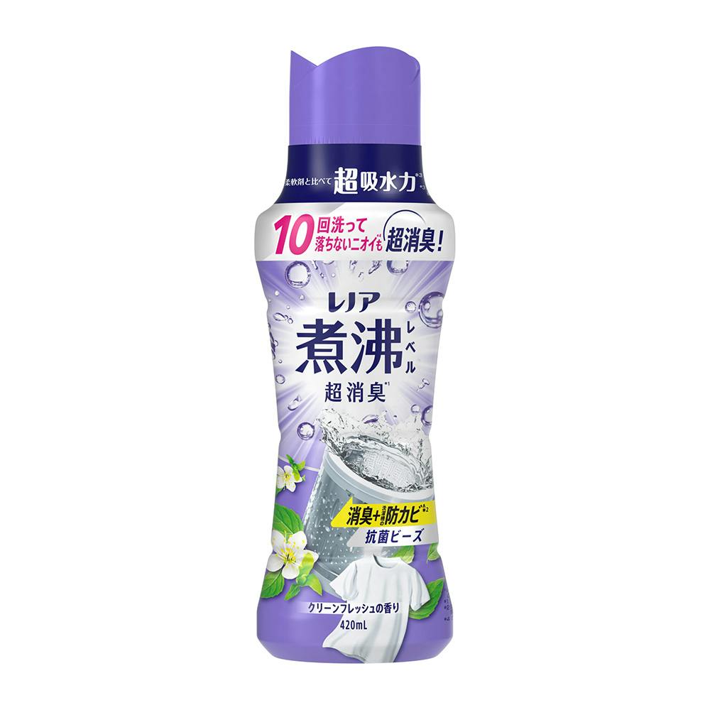 レノア 煮沸レベル消臭 抗菌ビーズ 洗濯槽防カビ クリーンフレッシュの香り 420ml 衣料用柔軟剤 レノア 煮沸レベル消臭 抗菌ビーズ 洗濯槽防カビ クリーンフレッシュの香り 420ml 衣料用柔軟剤