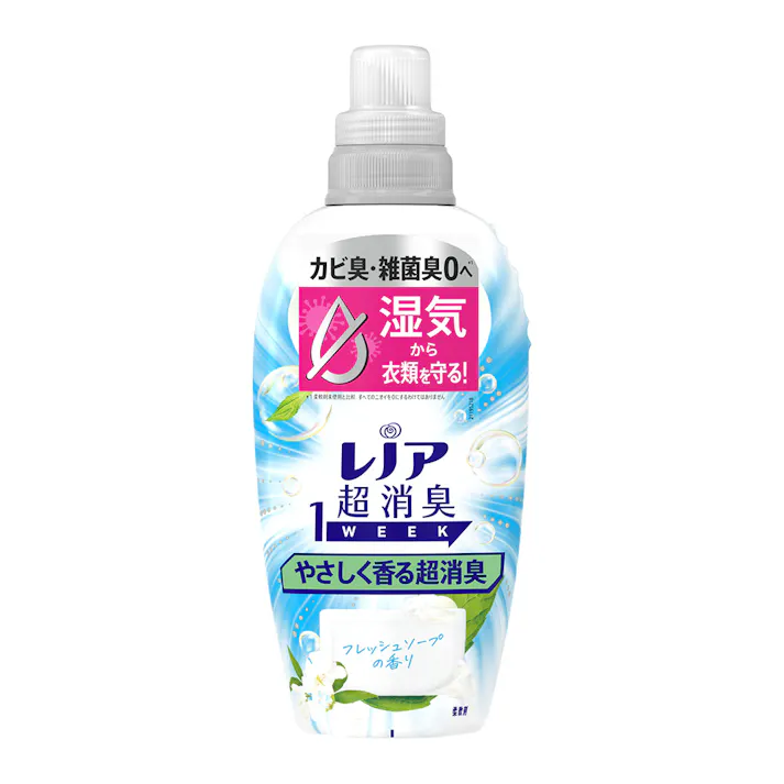 レノア 超消臭 1WEEK フレッシュソープの香り 本体 490ml (販売終了)