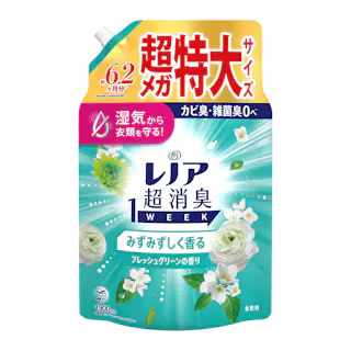 レノア 超消臭 1WEEK フレッシュグリーンの香り 超メガ特大サイズ 詰替 1900ml