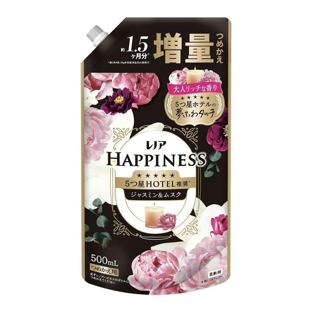 レノアハピネス ジャスミン&ムスク 詰替 500ml 衣料用柔軟剤
