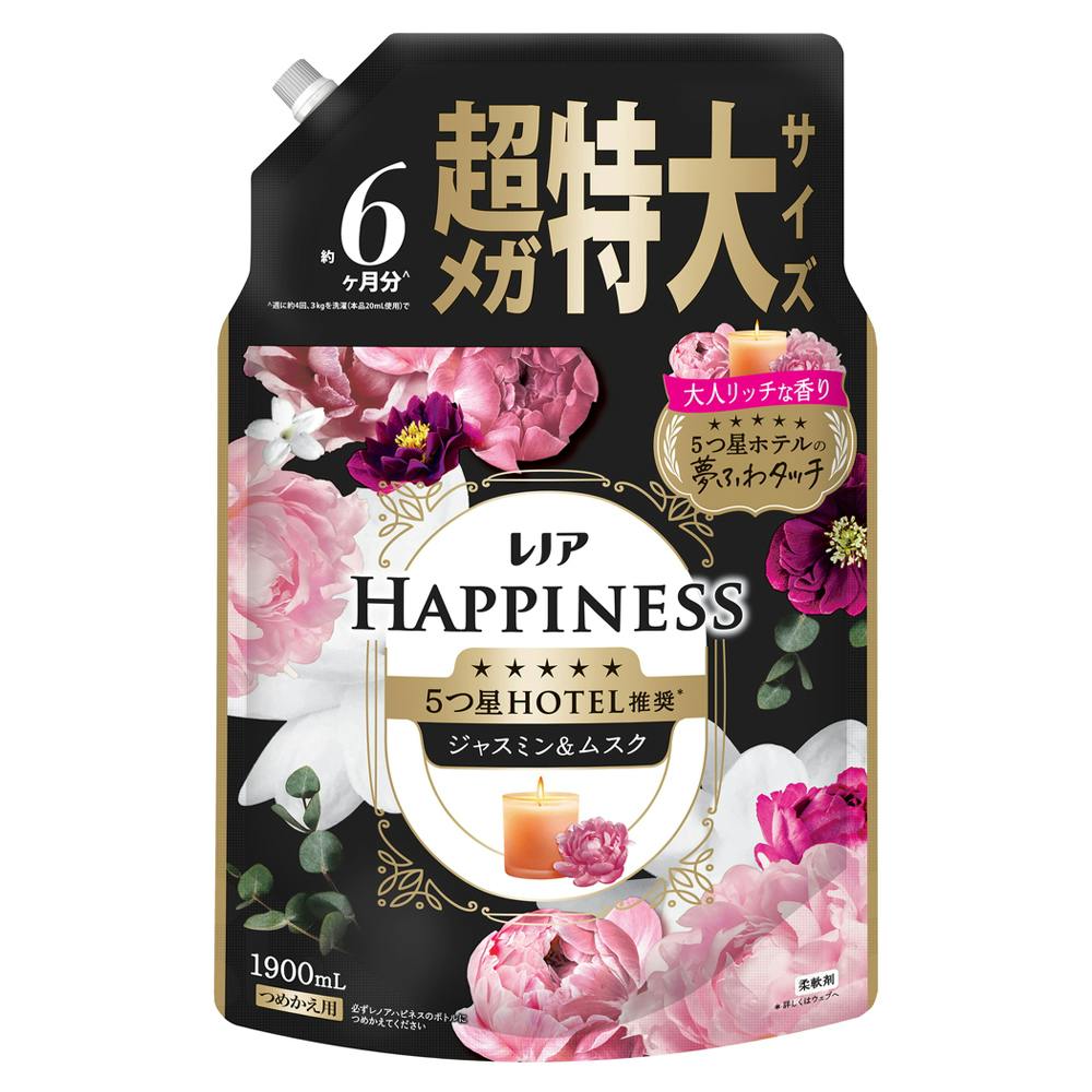 レノアハピネス ジャスミン&ムスク 詰替 1900ml 衣料用柔軟剤