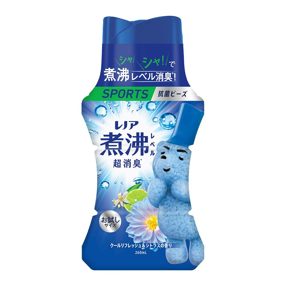 レノア 煮沸レベル超消臭 抗菌ビーズ SPORTS シトラス お試しサイズ 260ml 衣料用柔軟剤 レノア 煮沸レベル超消臭 抗菌ビーズ SPORTS シトラス お試しサイズ 260ml 衣料用柔軟剤