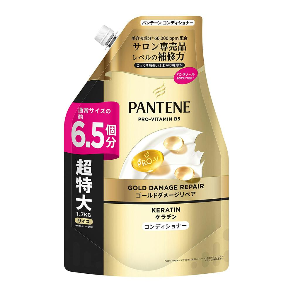 パンテーン ゴールドダメージリペア コンディショナー 詰替 1700g