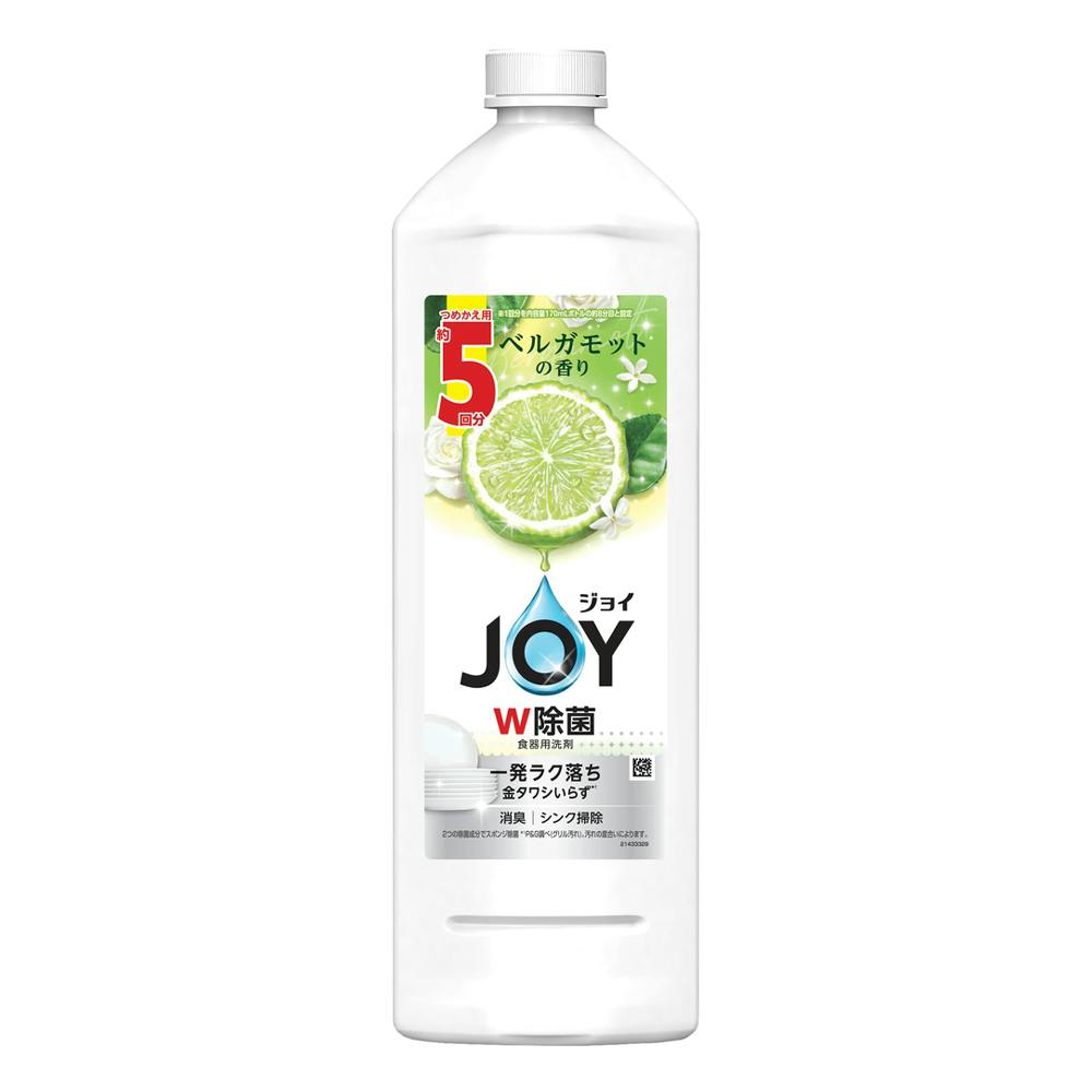 ジョイ w除菌 ベルガモットの香り 詰替 670ml