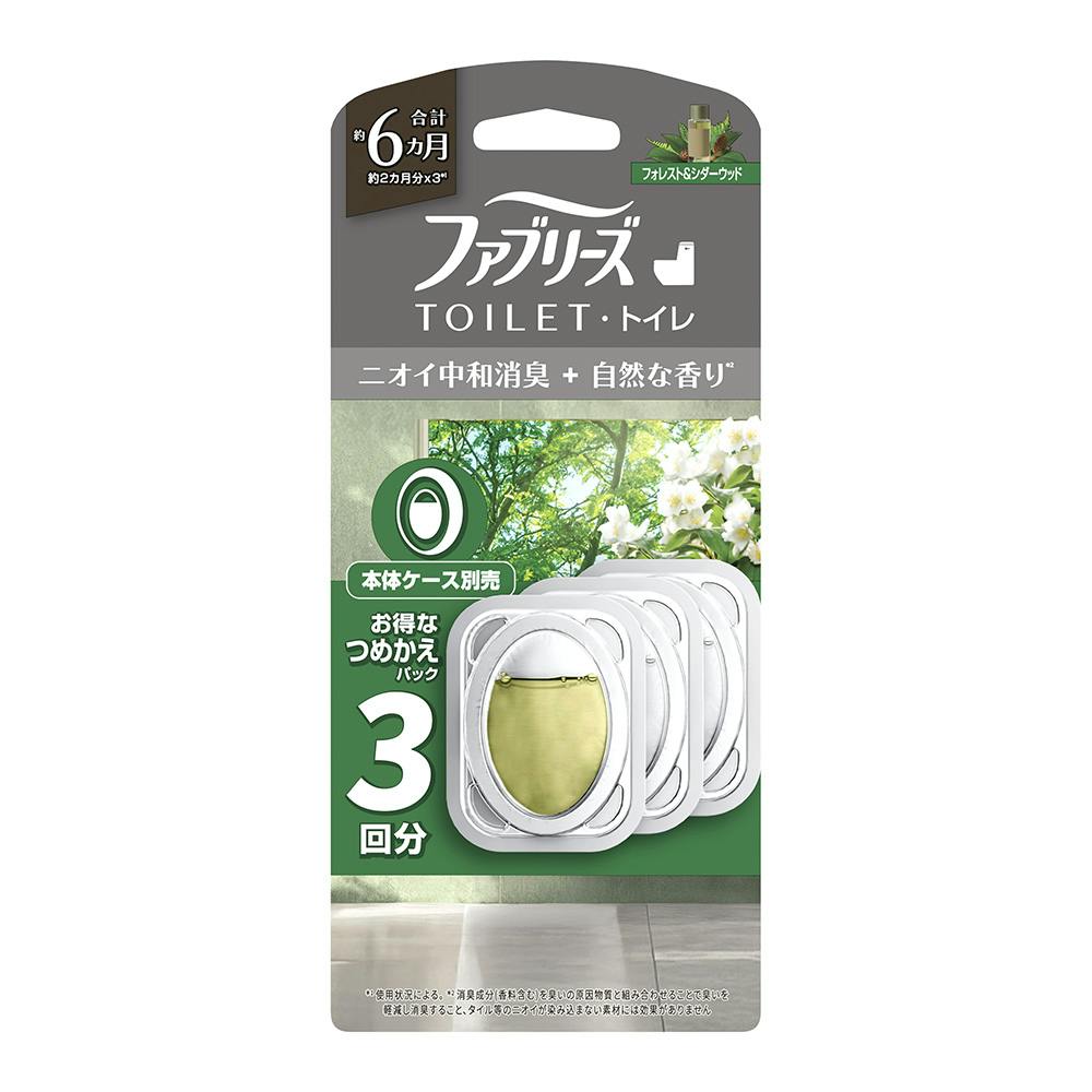 ファブリーズ トイレ フォレスト＆シダーウッド 詰替 3回分