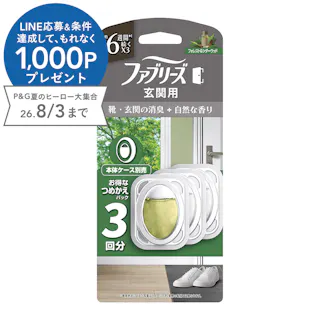 ファブリーズ 玄関用 フォレスト&シダーウッド 詰替 3回分