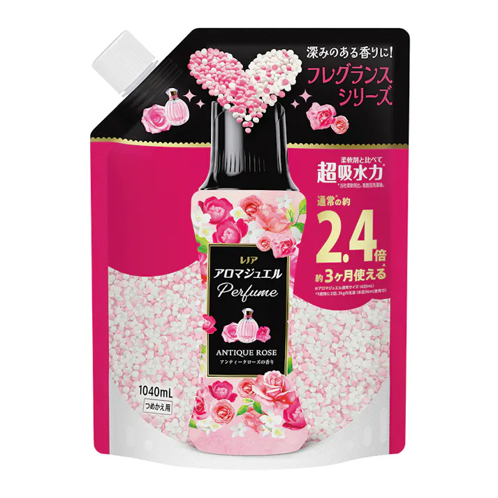 レノアハピネス アロマジュエル アンティークローズの香り 詰替 1040ml