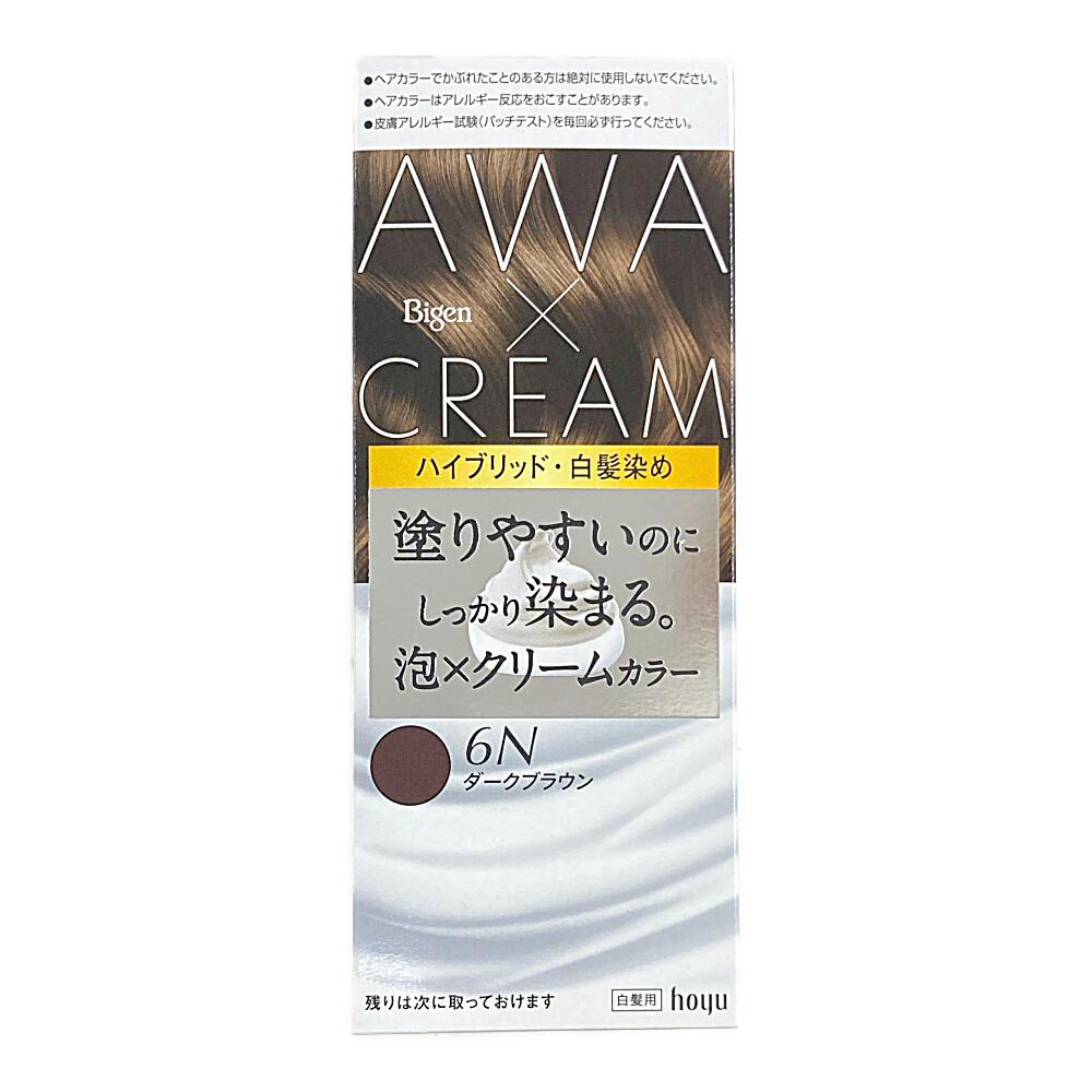 ビゲン 泡クリームカラー 6N ダークブラウン 白髪染め ビゲン 泡クリームカラー 6N ダークブラウン 白髪染め