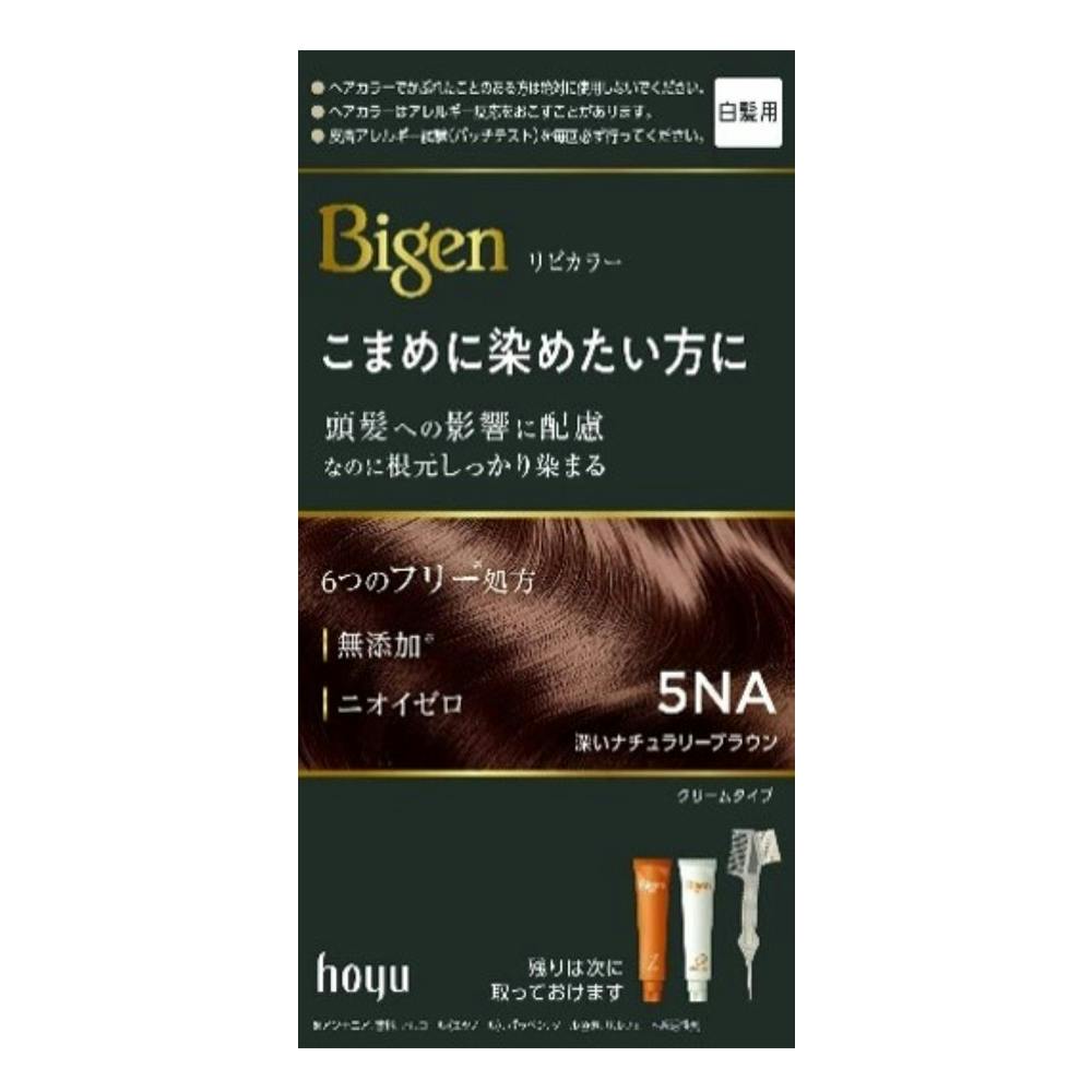 ビゲン リピカラー クリームタイプ 5NA 深いナチュラリーブラウン