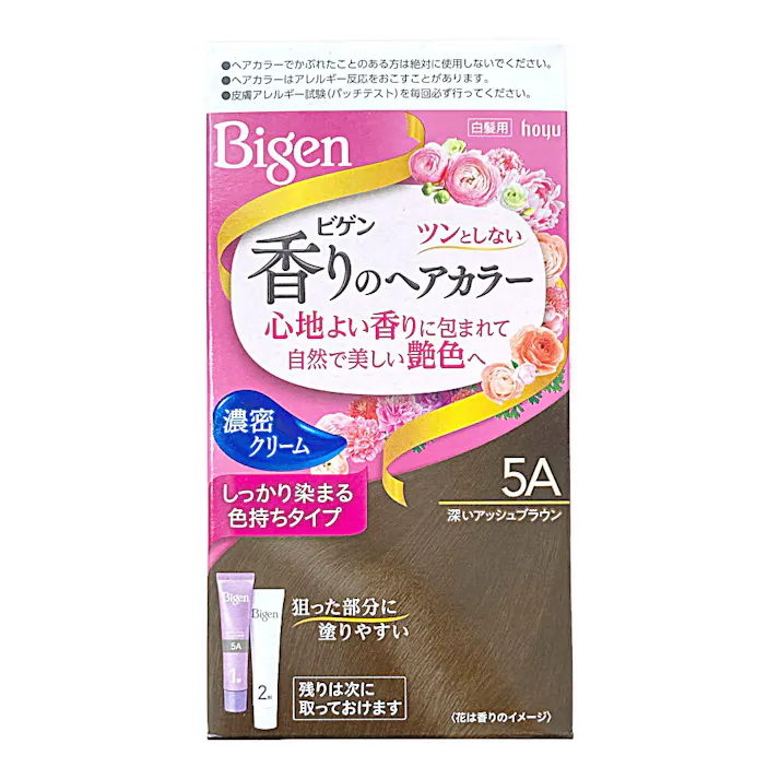 ホーユー ビゲン 香りのヘアカラー クリーム 5A