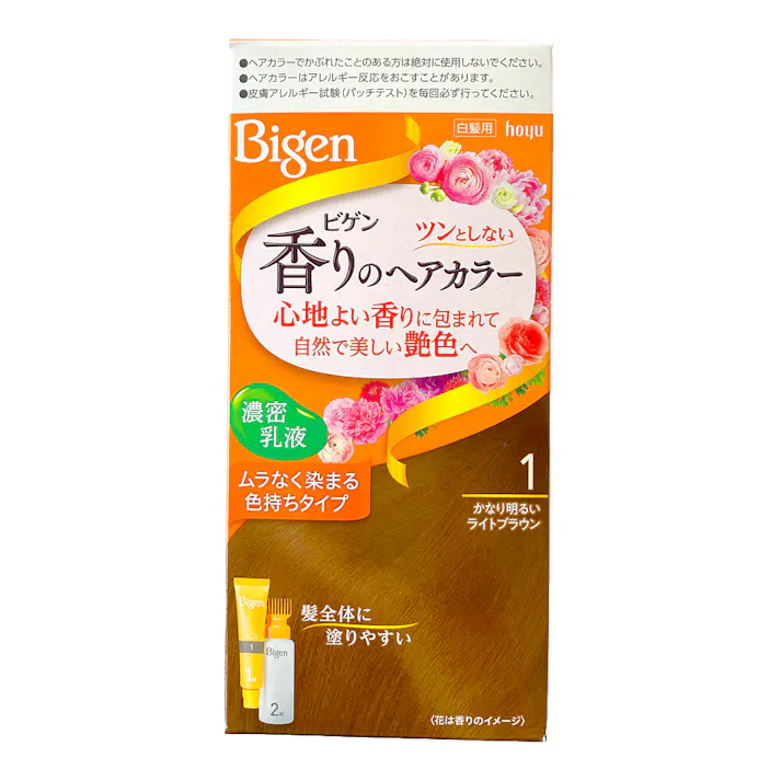 ホーユー ビゲン 香りのヘアカラー 乳液 1
