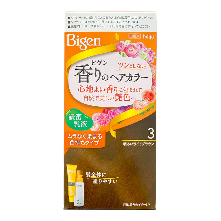 ホーユー ビゲン 香りのヘアカラー 乳液 3