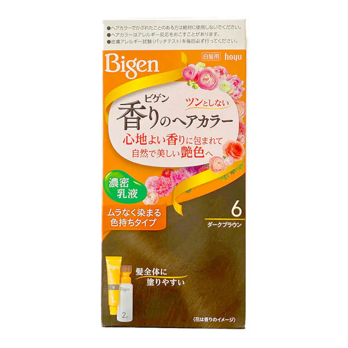 ホーユー ビゲン 香りのヘアカラー 乳液 6