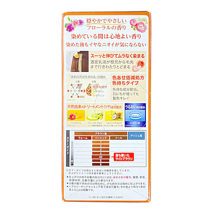 ホーユー ビゲン 香りのヘアカラー 乳液 4D