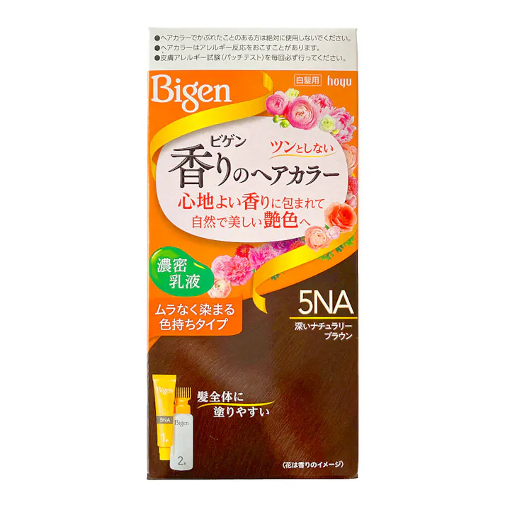 ホーユー ビゲン 香りのヘアカラー 乳液 5NA