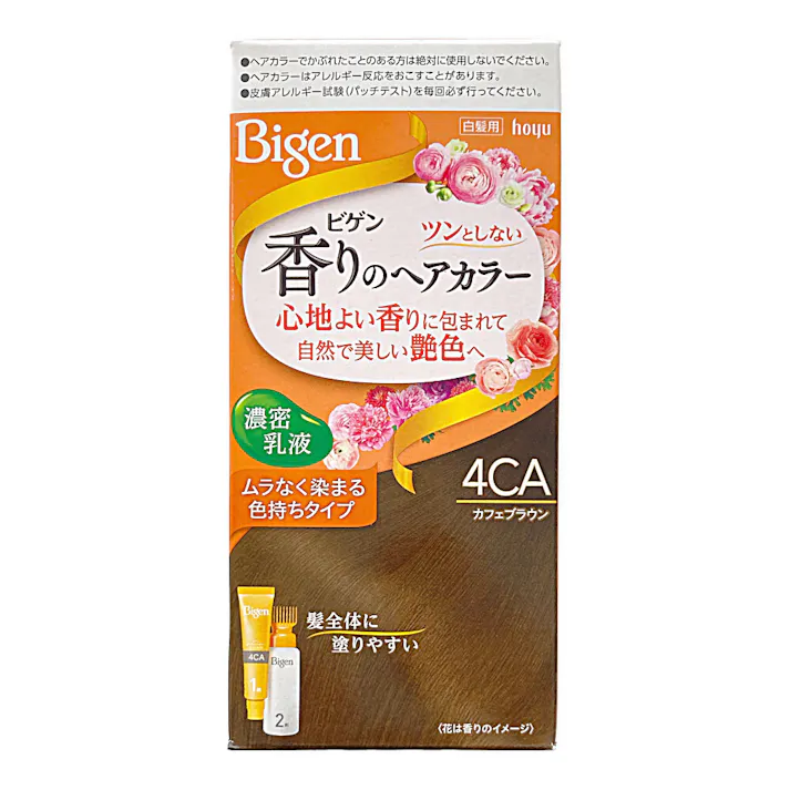 ホーユー ビゲン 香りのヘアカラー 乳液 4CA