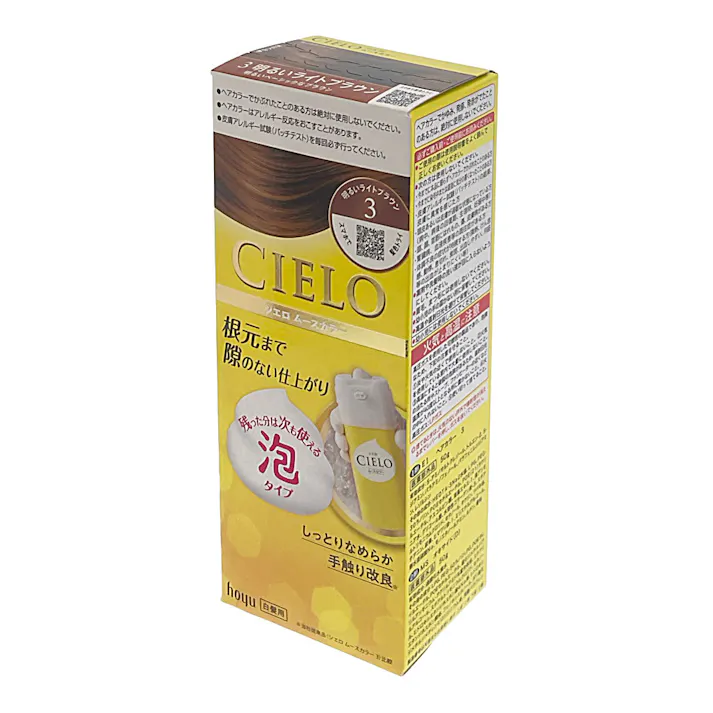 シエロ ムースカラー 泡タイプ 白髪用 3 明るいライトブラウン