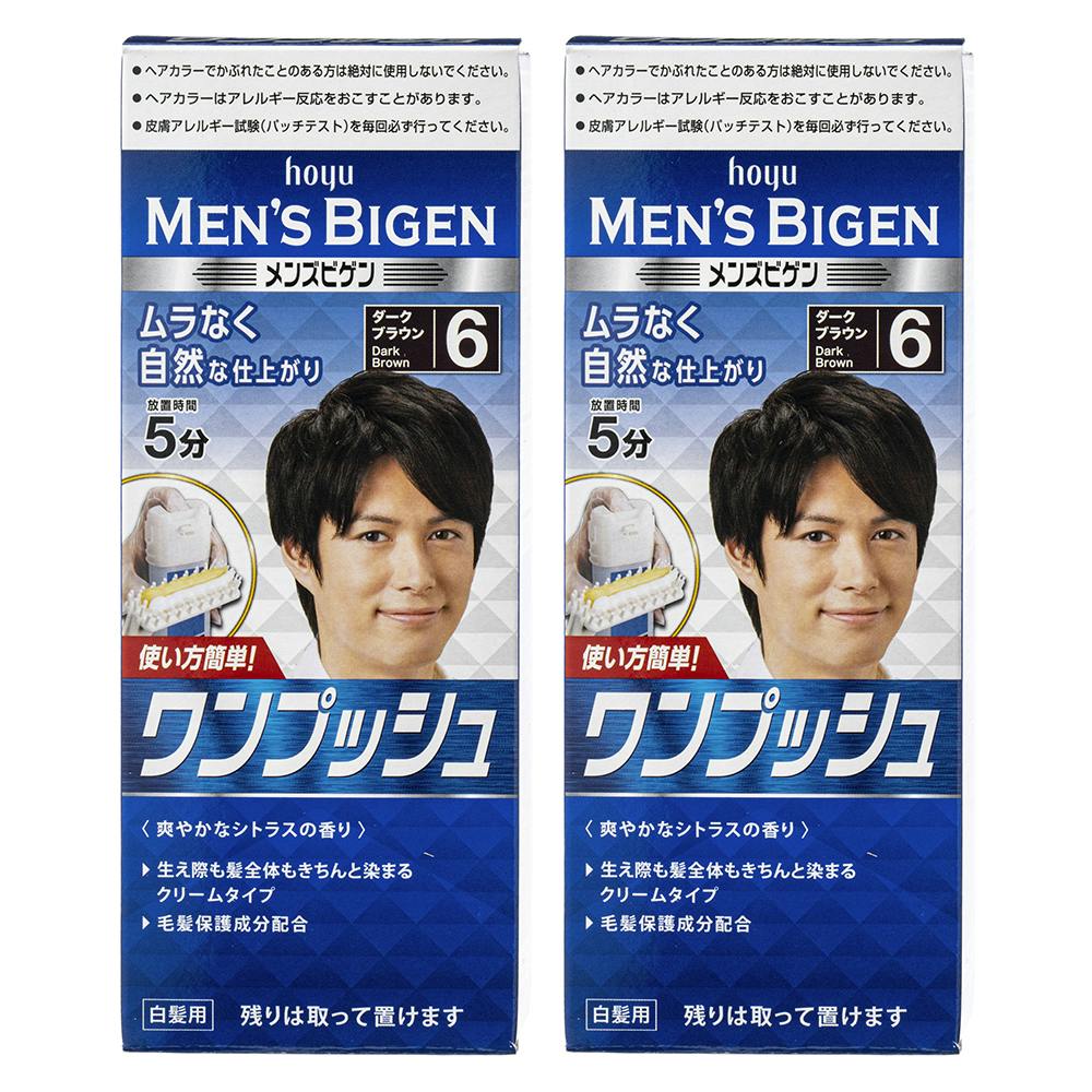 いすること ホーユー hoyu ビゲン メンズビゲン ワンプッシュ 5 ナチュラルブラウン 80g 白髪用 ×10個セット：美容健康エブリデイ通販  ﹢コード