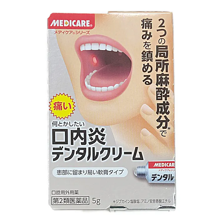 【店舗限定】第2類医薬品 森下仁丹 メディケアデンタルクリーム 5g