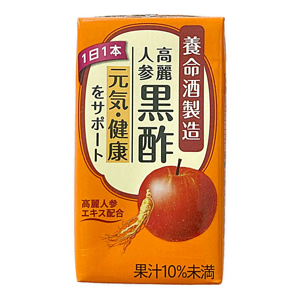 養命酒製造 高麗人参黒酢 125ml×18本 スポーツドリンク・機能性飲料 養命酒製造 高麗人参黒酢 125ml×18本 スポーツドリンク・機能性飲料
