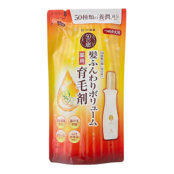 ロート製薬 50の恵 髪ふんわりボリューム育毛剤 詰替 150ml