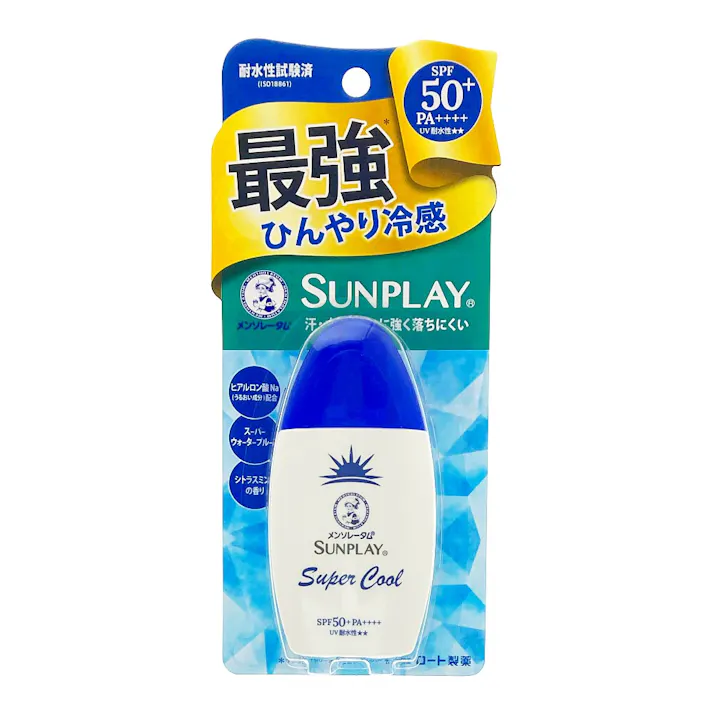 ロート製薬 メンソレータム サンプレイ スーパークール SPF50+ PA++++ 30g(27ml) 顔 からだ