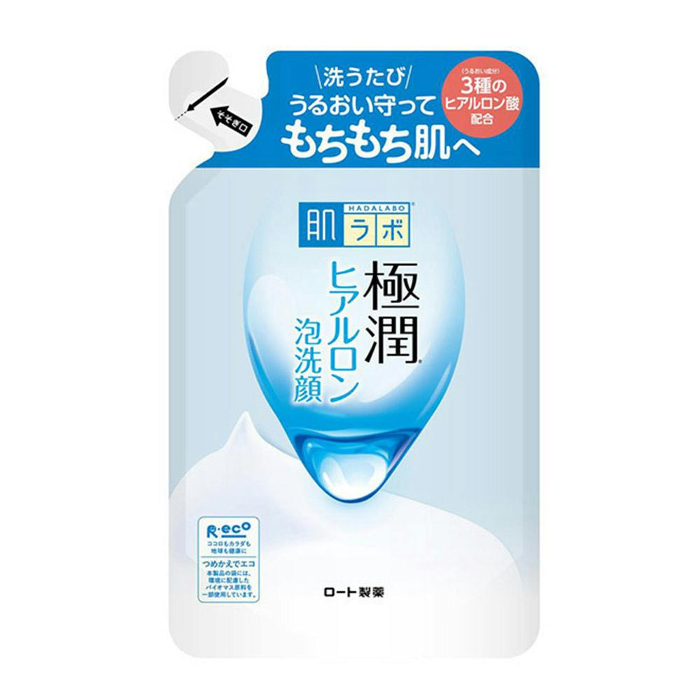 ロート製薬 肌ラボ 極潤 ヒアルロン泡洗顔 詰替用 140ml | コスメ