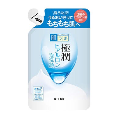 ロート製薬 肌ラボ 極潤 ヒアルロン泡洗顔 詰替用 140ml