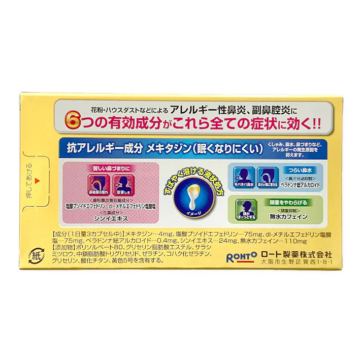 【店舗限定】指定第2類医薬品 ロートアルガード鼻炎内服薬ゴールドZ 20カプセル