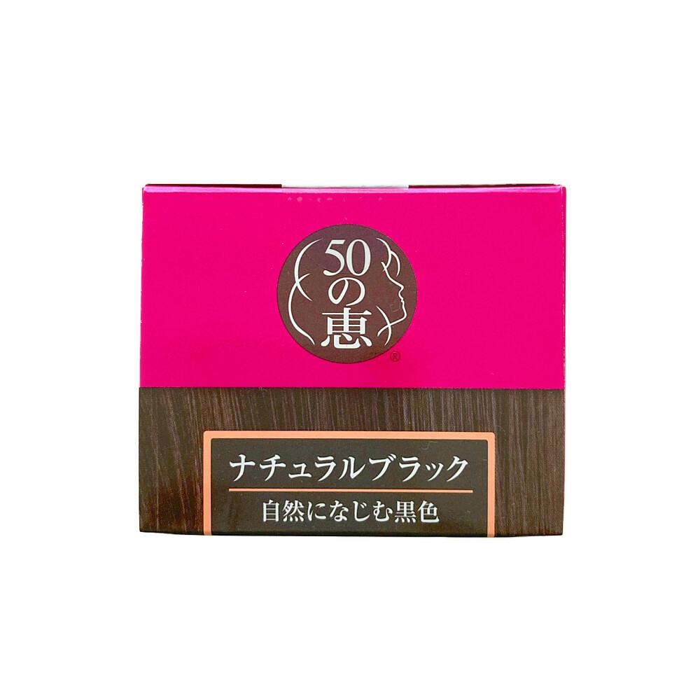 【３６個セット】【１ケース分】 50の恵 頭皮いたわりカラートリートメント ナチュラルブラック 150g×３６個セット　１ケース分 【dcs】 ロート製薬 50の恵 頭皮いたわりカラートリートメント ナチュラル