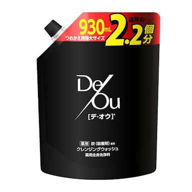 ロート製薬 デ・オウ 薬用クレンジングウォッシュ 詰替 930ml