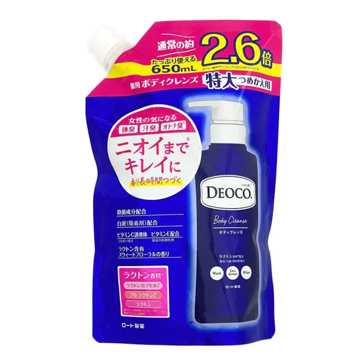 デオコ 薬用ボディクレンズ 詰替 大容量 650ml