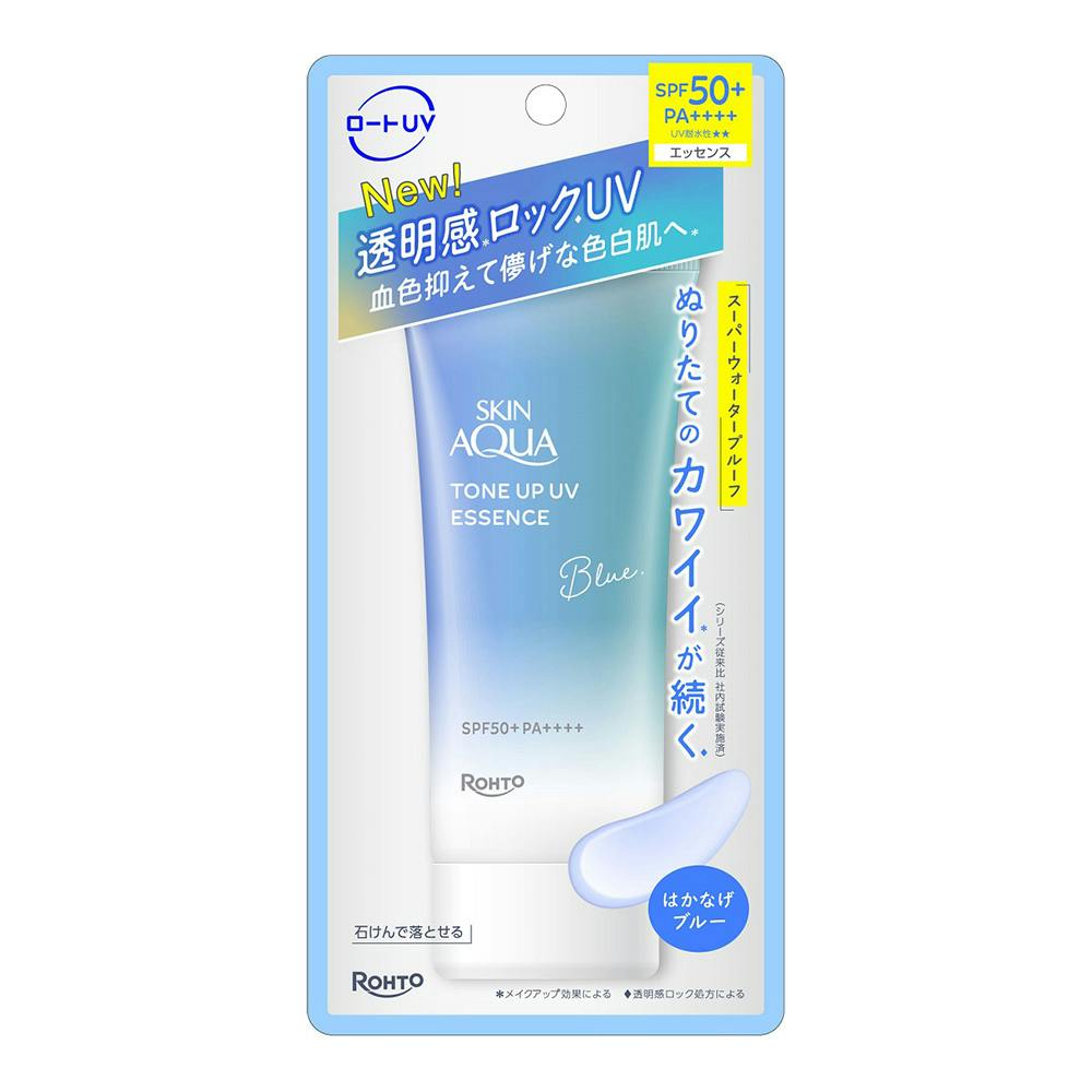 スキンアクア トーンアップUVエッセンス ブルー SPF50+ PA++++ 70g