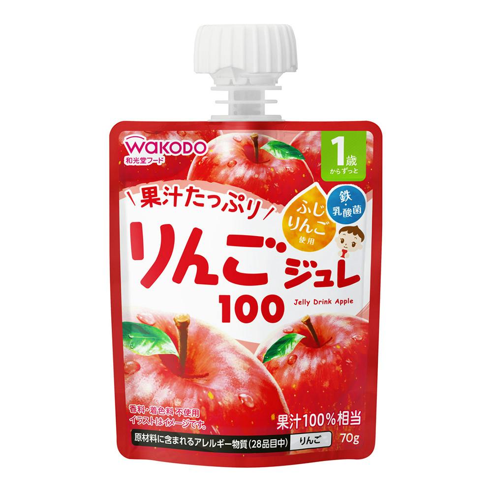 アサヒグループ食品 和光堂 1歳からのMYジュレドリンク りんご100 70g