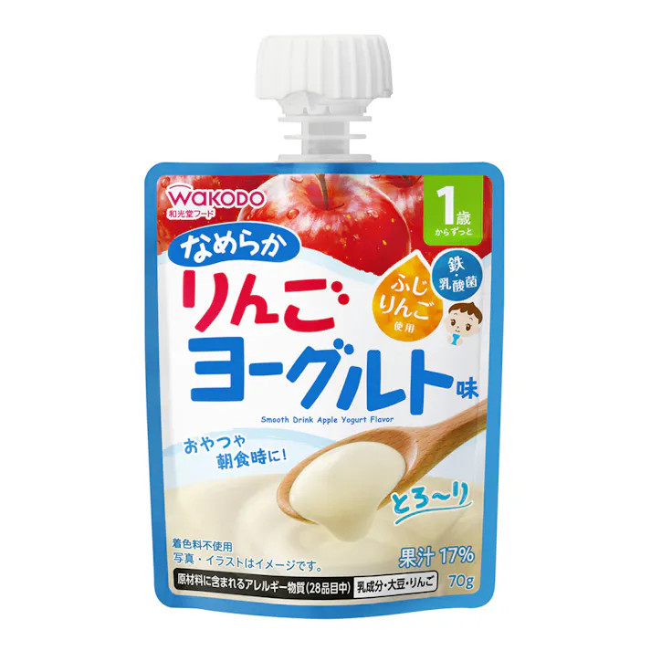 1歳からのMYジュレドリンク なめらかりんごヨーグルト味 70g