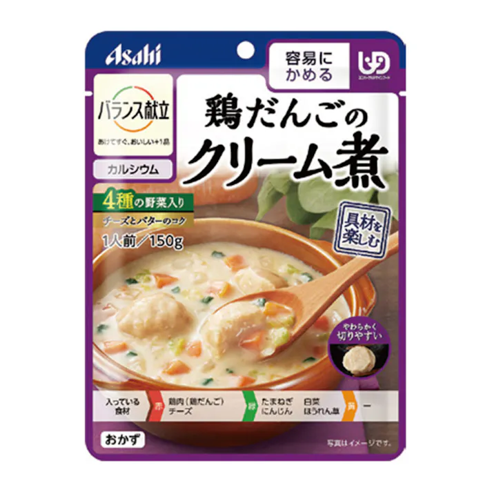 アサヒグループ食品 バランス献立 鶏だんごのクリーム煮