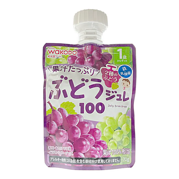 アサヒグループ食品 和光堂 1歳からのMYジュレドリンク ぶどう100