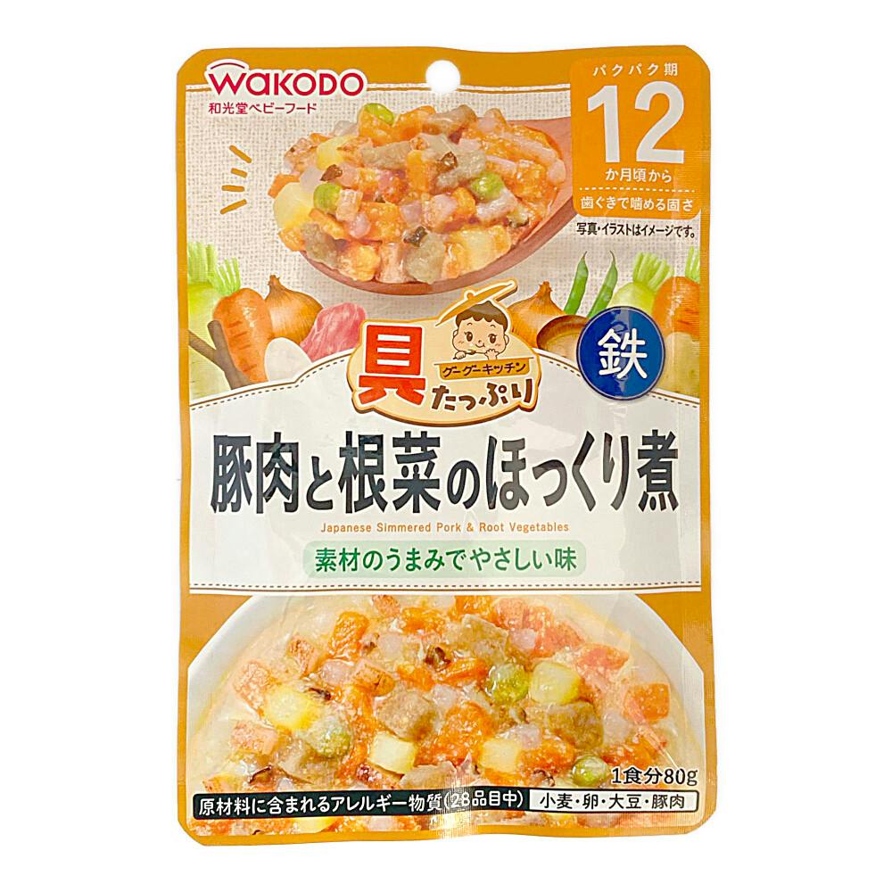 アサヒ 具たっぷり 豚肉と根菜のほっくり煮 ベビーフード アサヒ 具たっぷり 豚肉と根菜のほっくり煮 ベビーフード