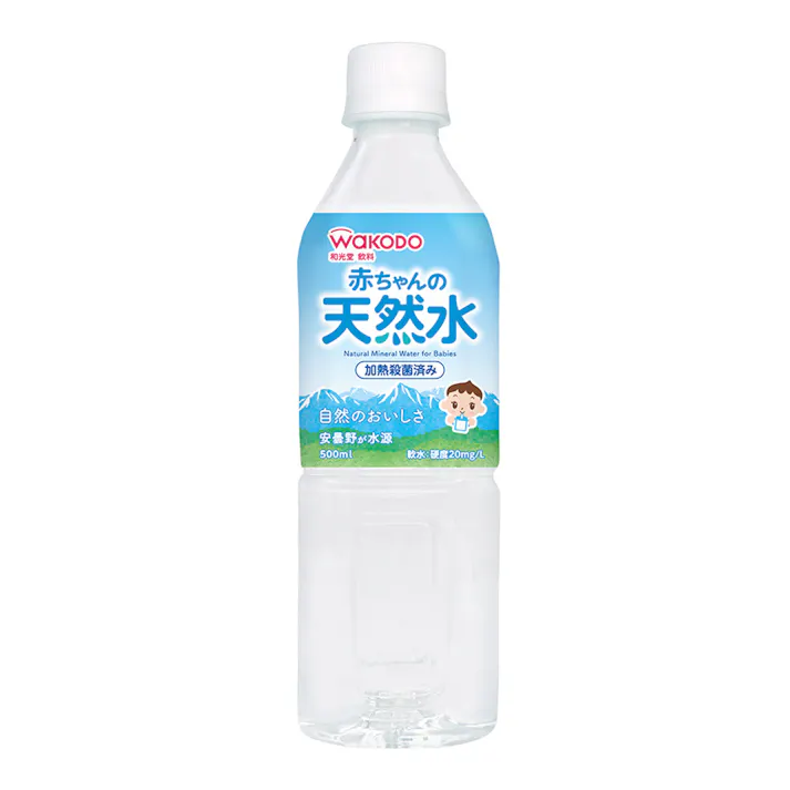 アサヒグループ食品 和光堂 赤ちゃんの天然水 500ml 1本