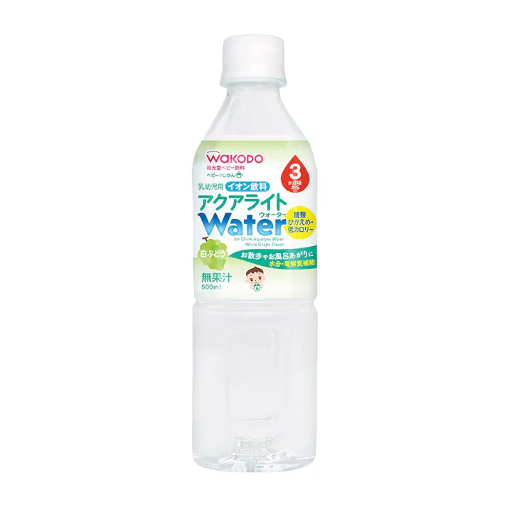 アサヒグループ食品 和光堂 ベビーのじかん アクアライトWater 白ぶどう 500ml 1本