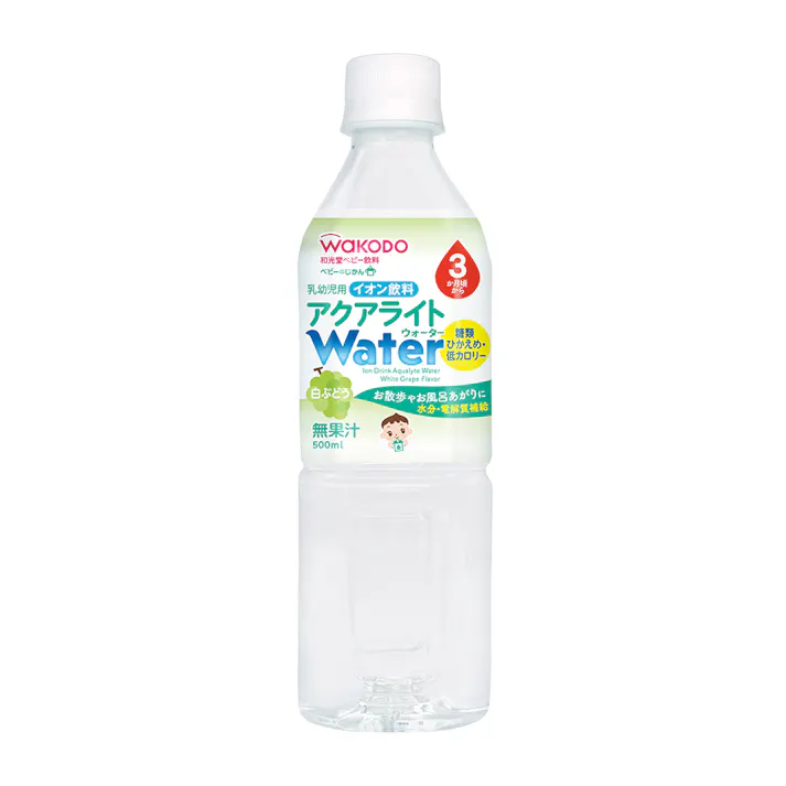 アサヒグループ食品 和光堂 ベビーのじかん アクアライトWater 白ぶどう 500ml 1本