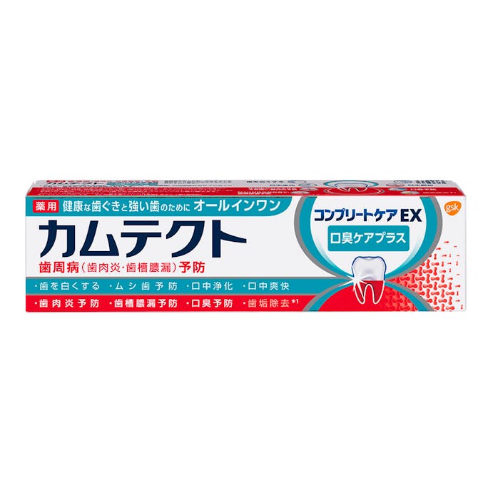 GSK カムテクトコンプリートケアEX 薬用ハミガキ 口臭ケアプラス 105g