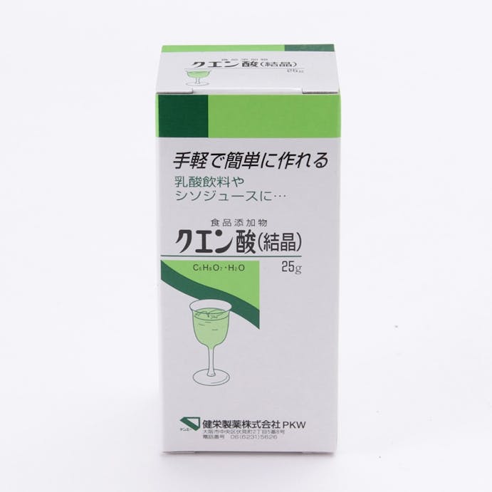 健栄製薬 クエン酸 結晶 25ｇ